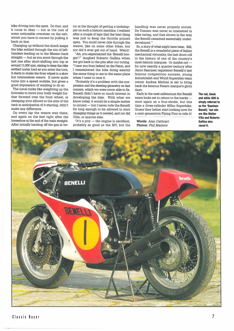 Classic Racer Preview Pages