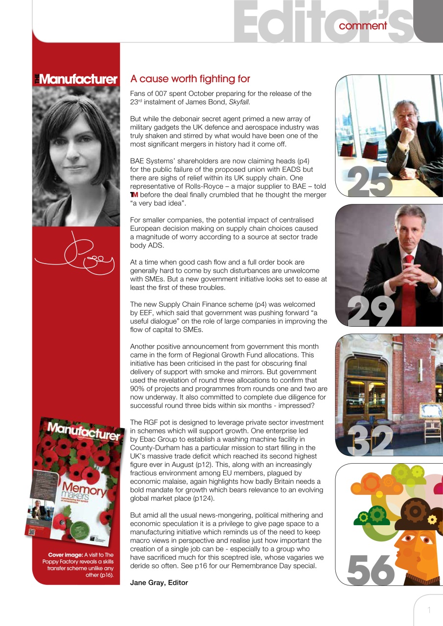 The Manufacturer Preview Pages