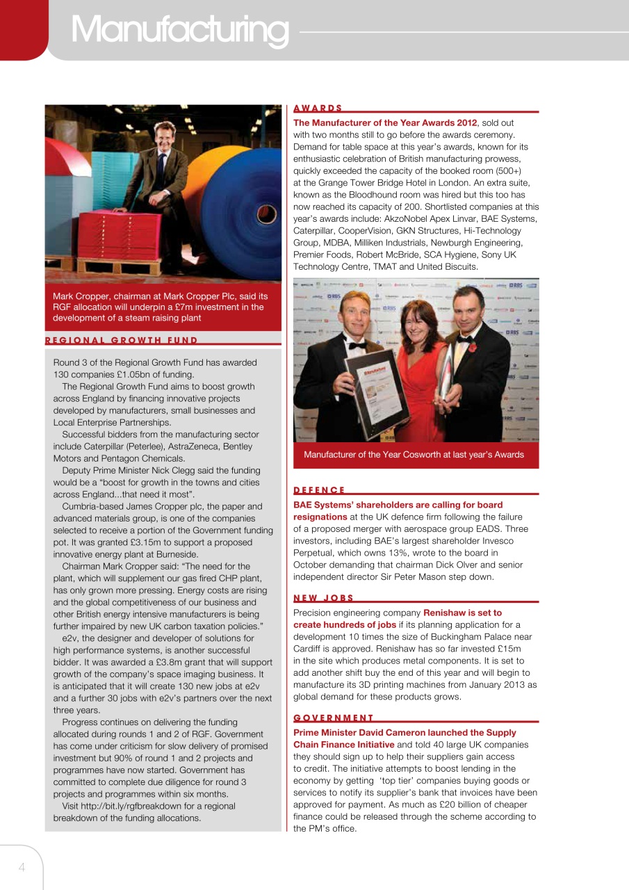 The Manufacturer Preview Pages