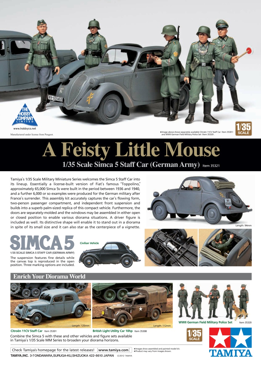 Tamiya Model Magazine Preview Pages