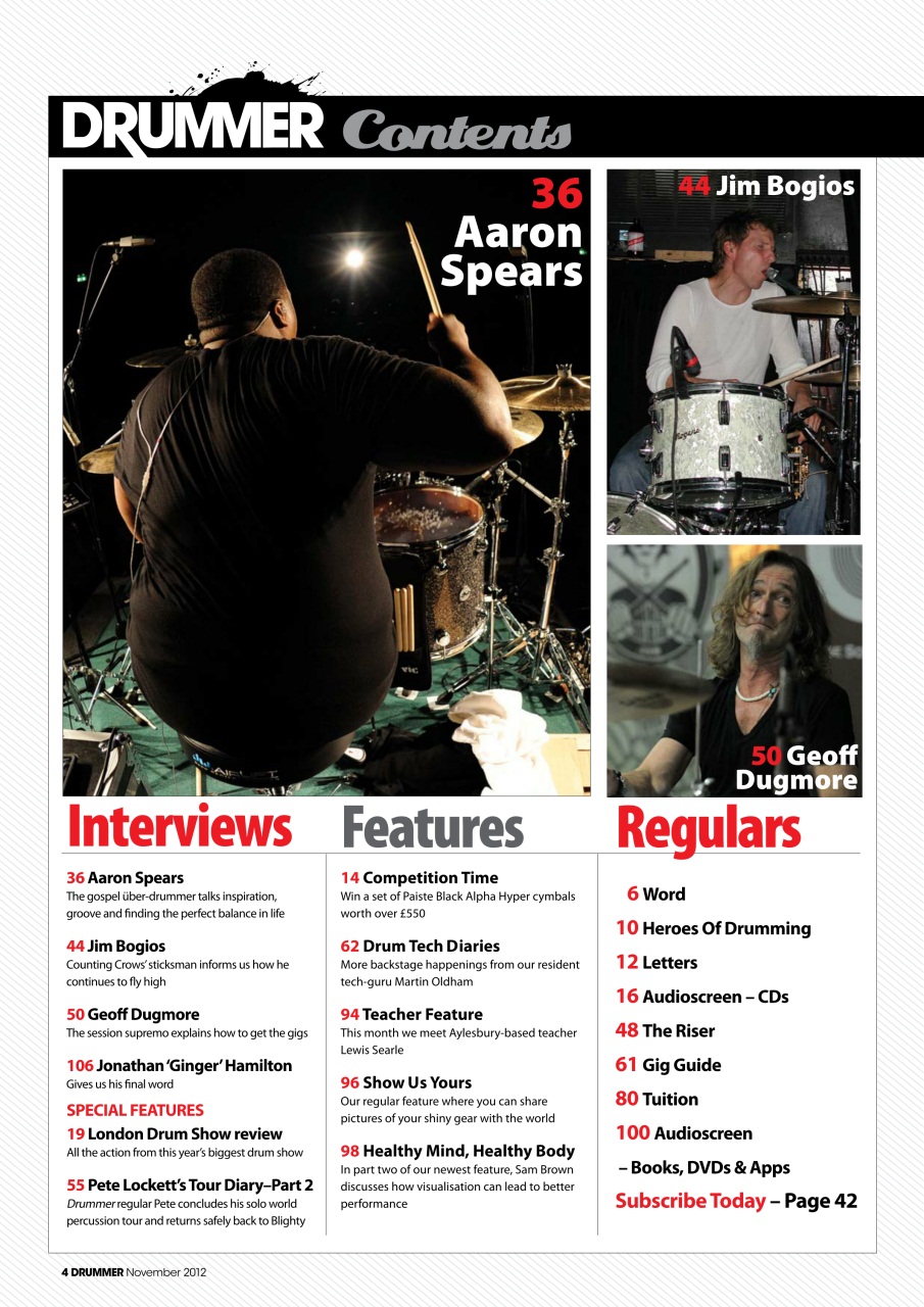 iDrum magazine: Never miss a beat Preview Pages