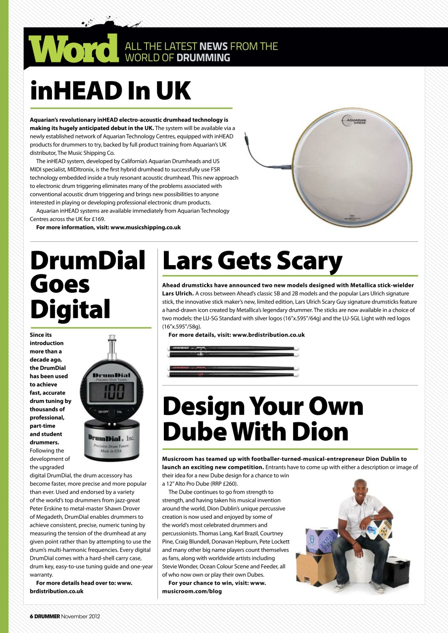 iDrum magazine: Never miss a beat Preview Pages