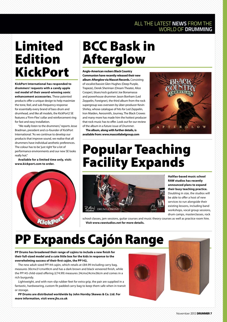iDrum magazine: Never miss a beat Preview Pages