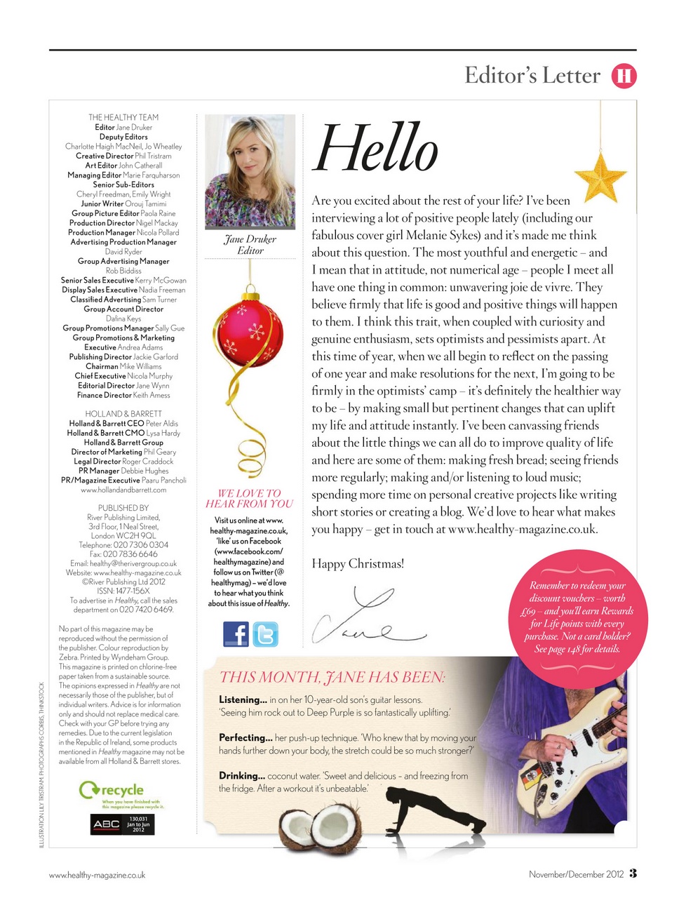 Healthy Magazine Preview Pages