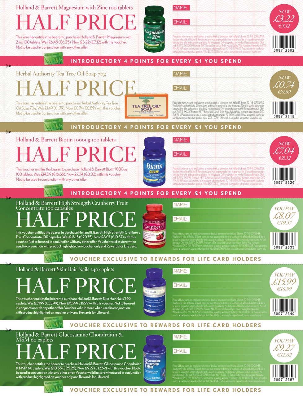 Healthy Magazine Preview Pages