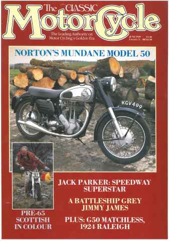 The Classic MotorCycle issue June 1989