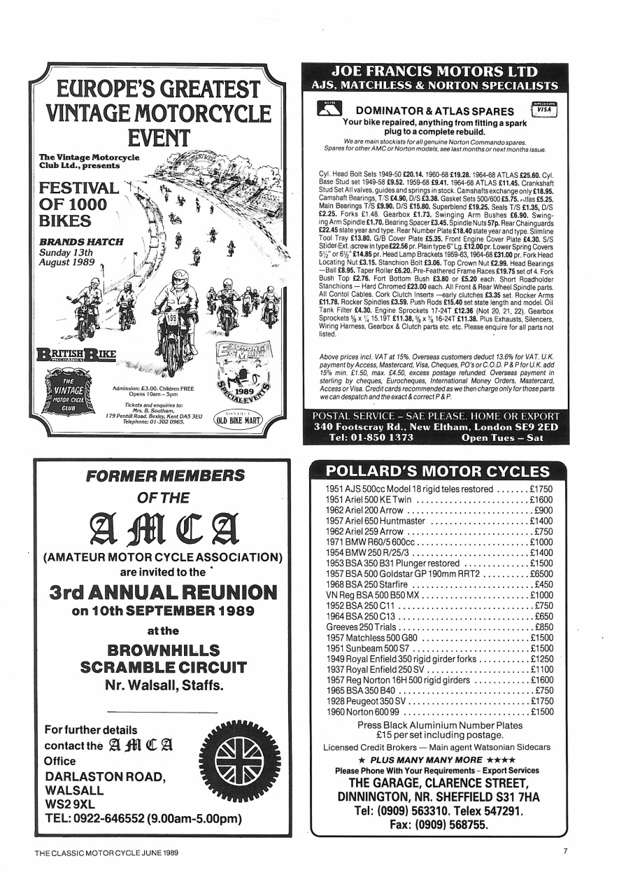 The Classic MotorCycle Preview Pages