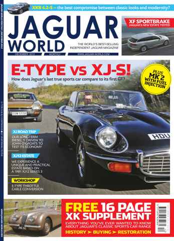 Jaguar World issue E-Type vs XJS 2012