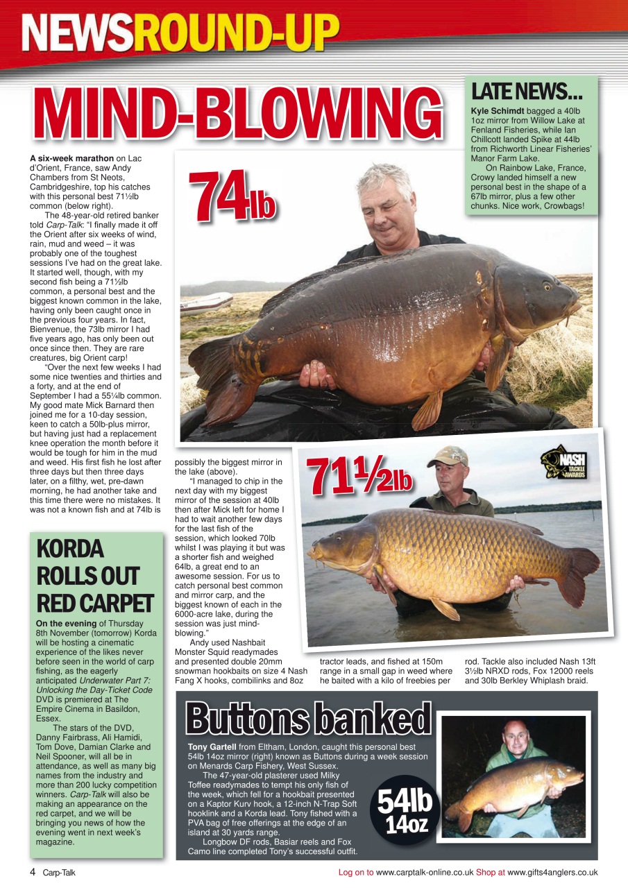 Carp-Talk Preview Pages