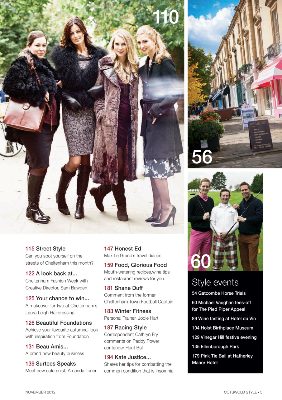 Cotswold Style Preview Pages