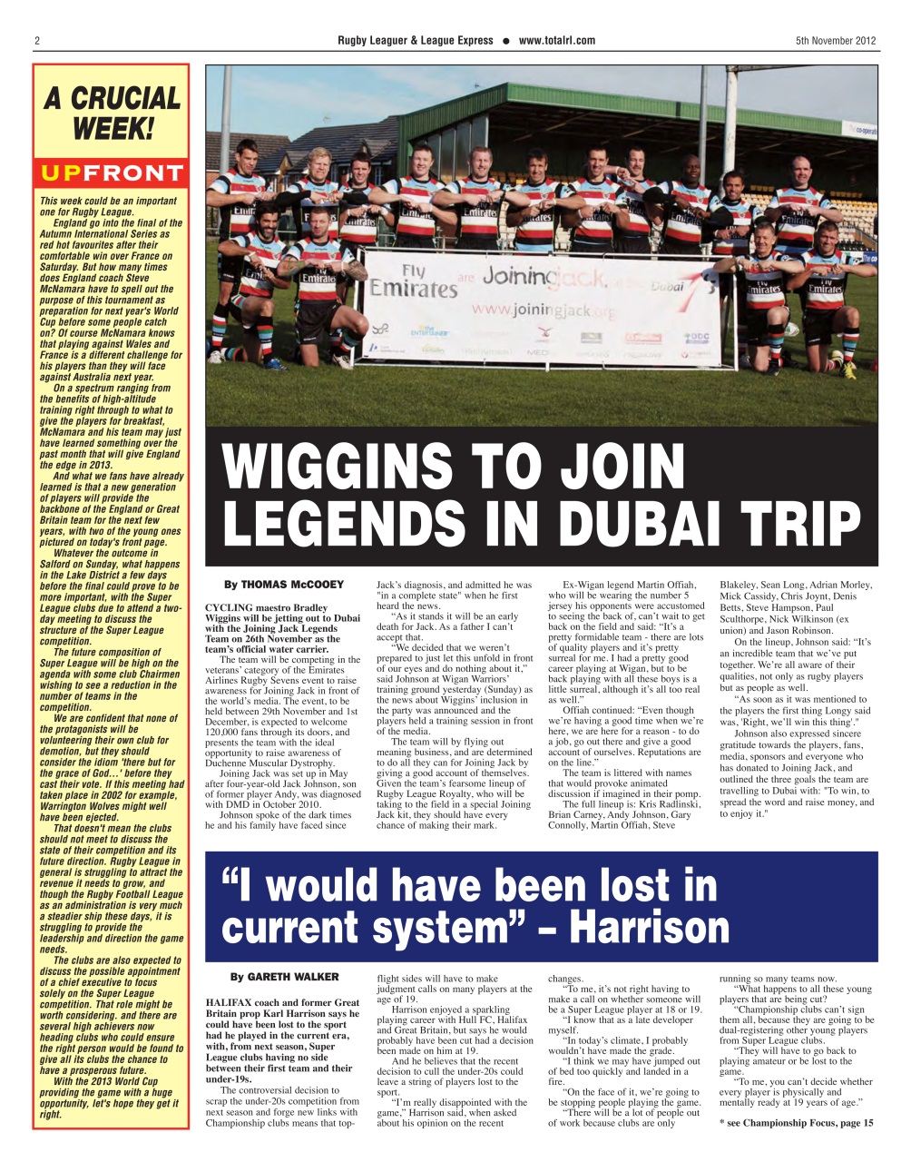 League Express Preview Pages