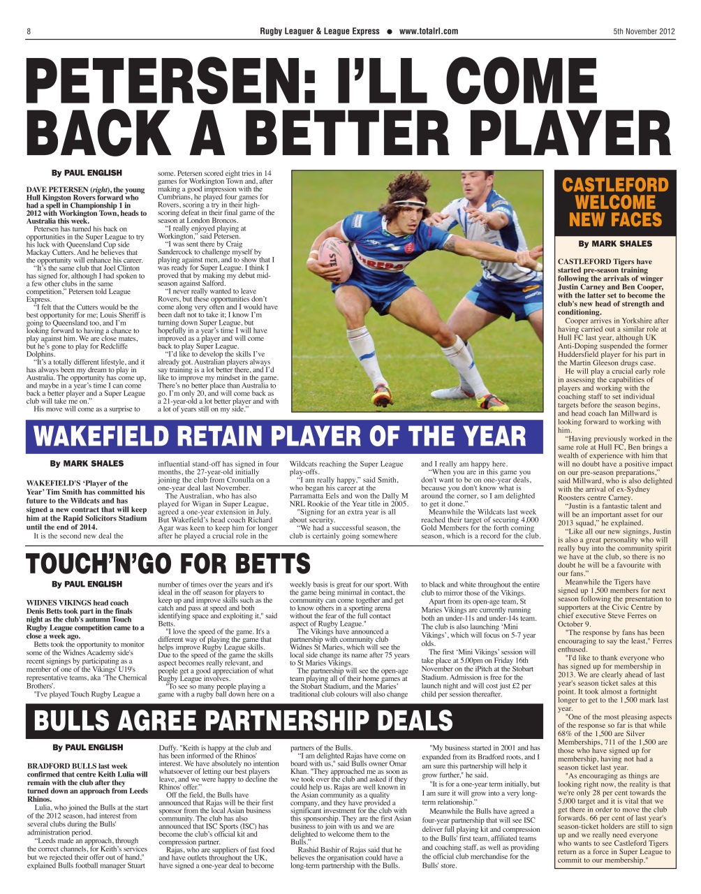 League Express Preview Pages