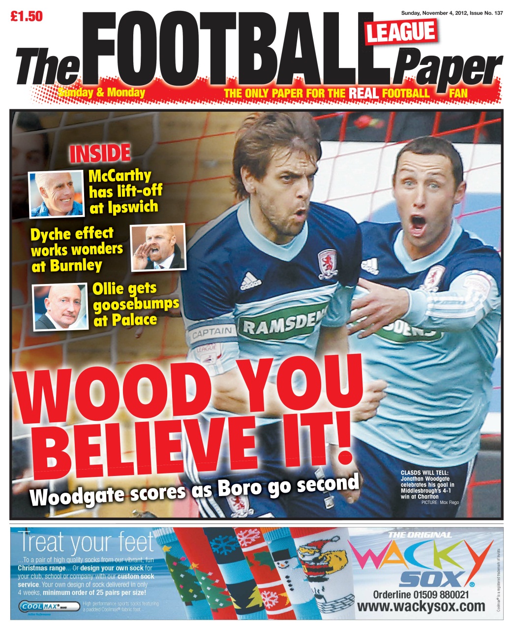 The Football League Paper Preview Pages