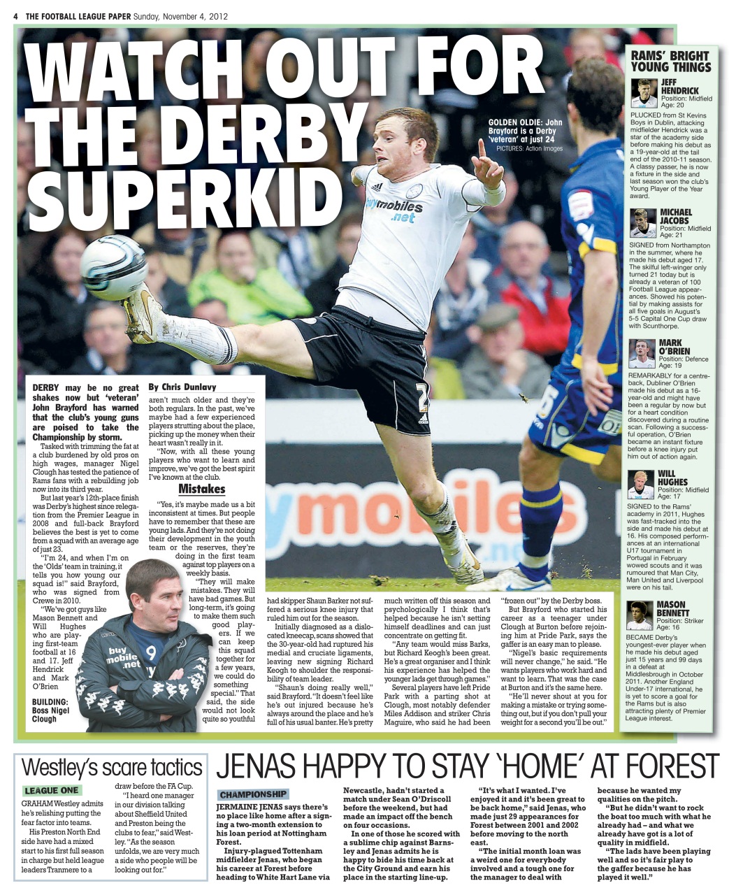 The Football League Paper Preview Pages