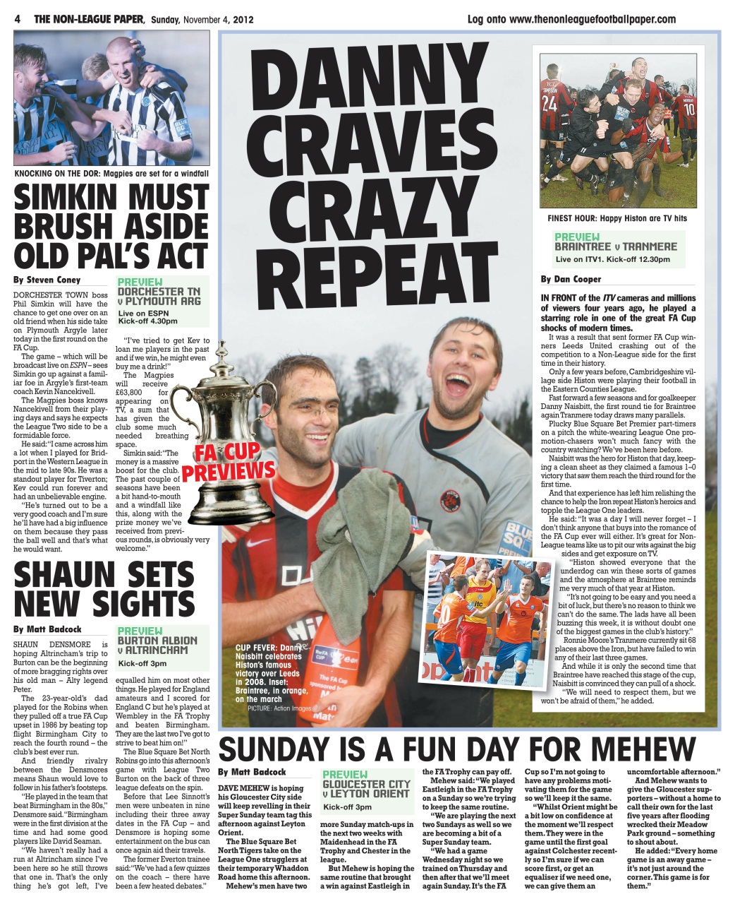 The Non-League Football Paper Preview Pages