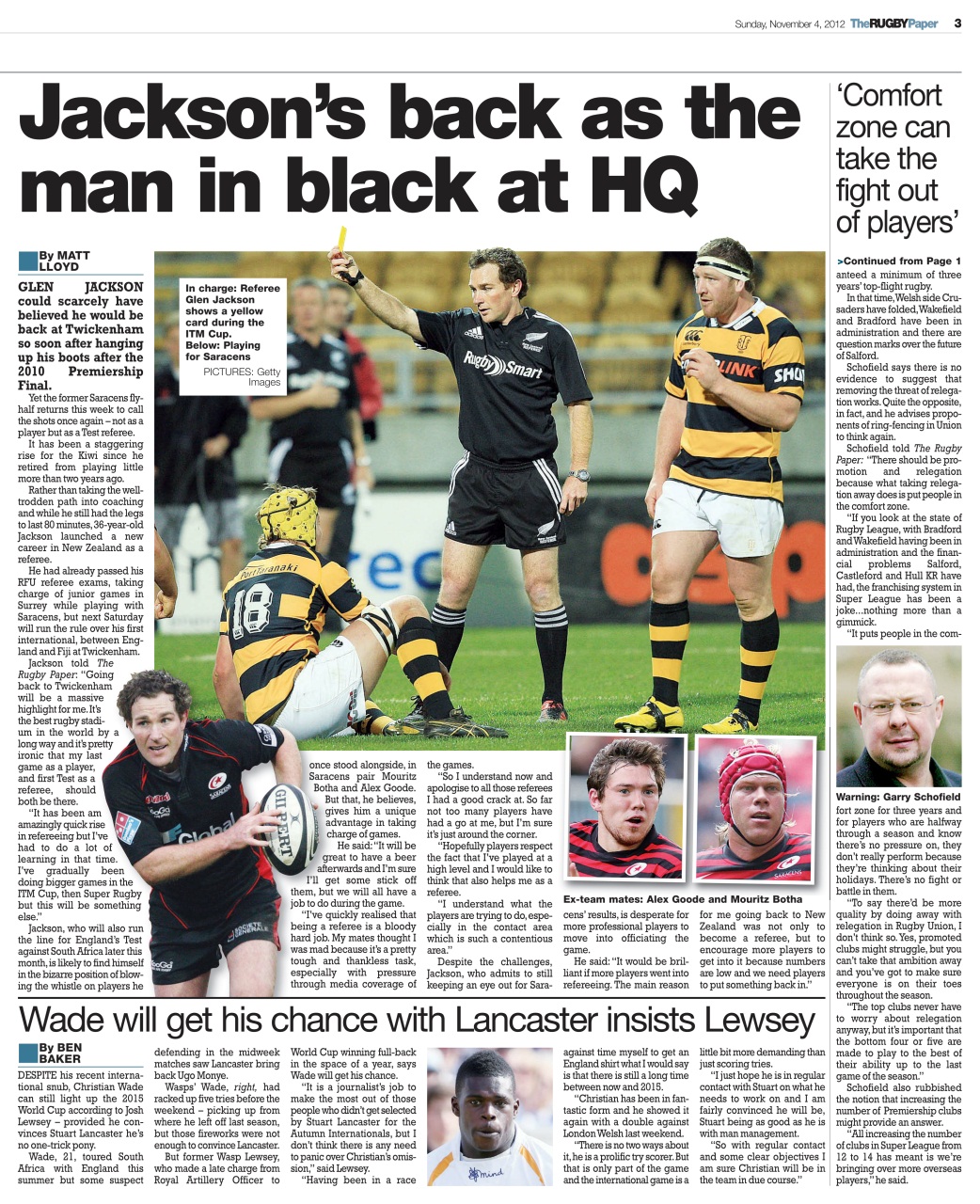 The Rugby Paper Preview Pages
