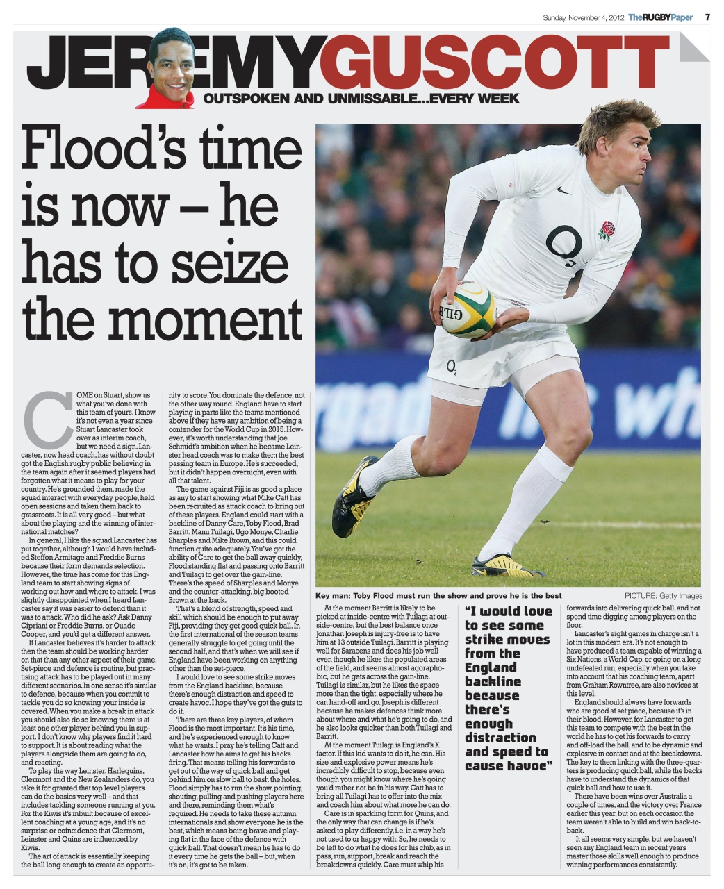 The Rugby Paper Preview Pages