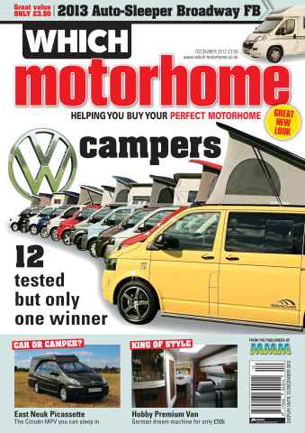 What Motorhome magazine issue December 2012