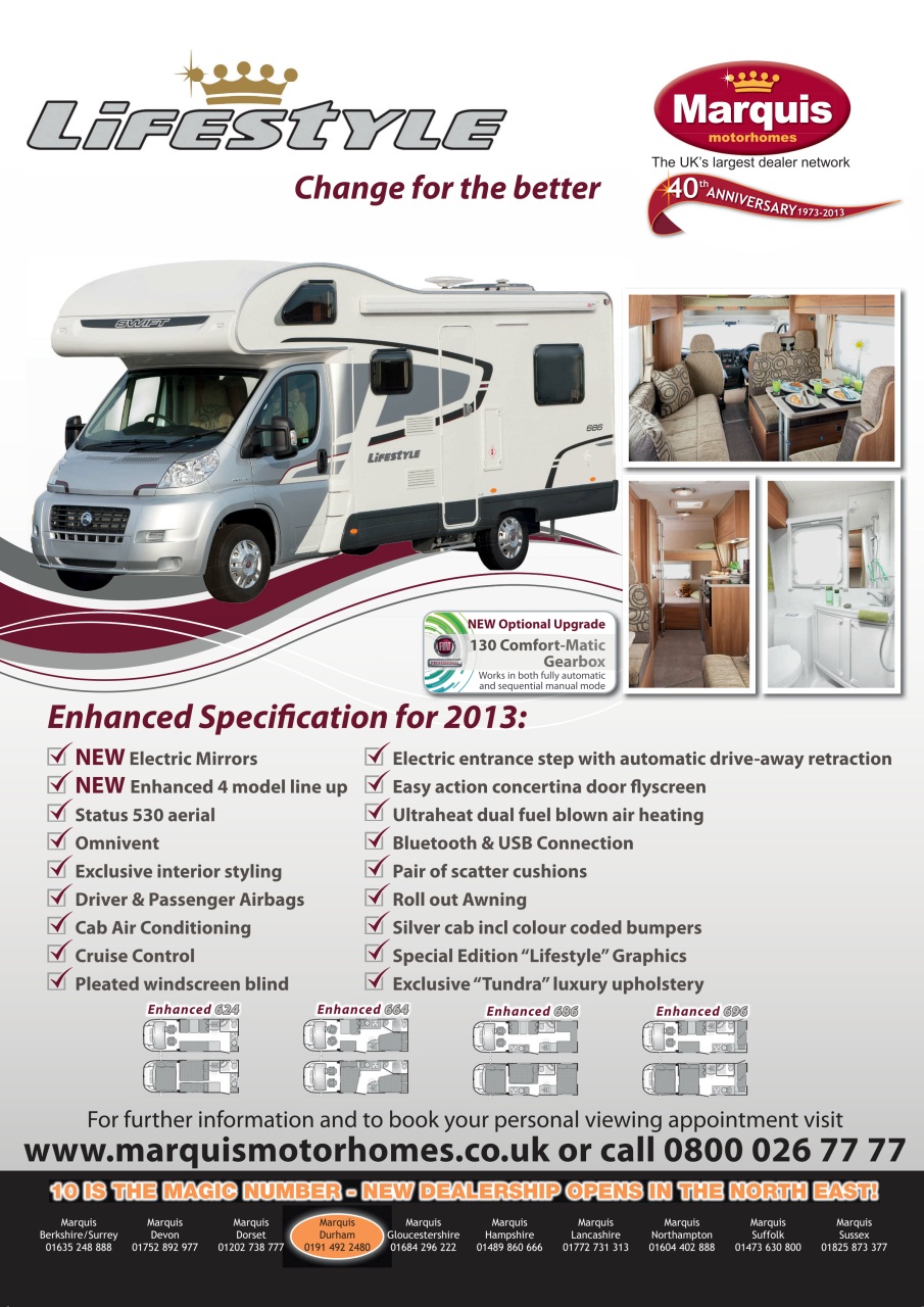What Motorhome magazine Preview Pages