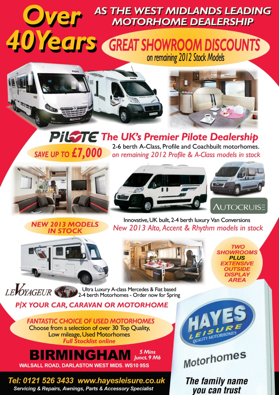 What Motorhome magazine Preview Pages