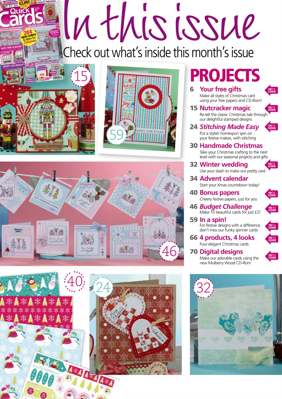 Quick Cards Made Easy Preview Pages