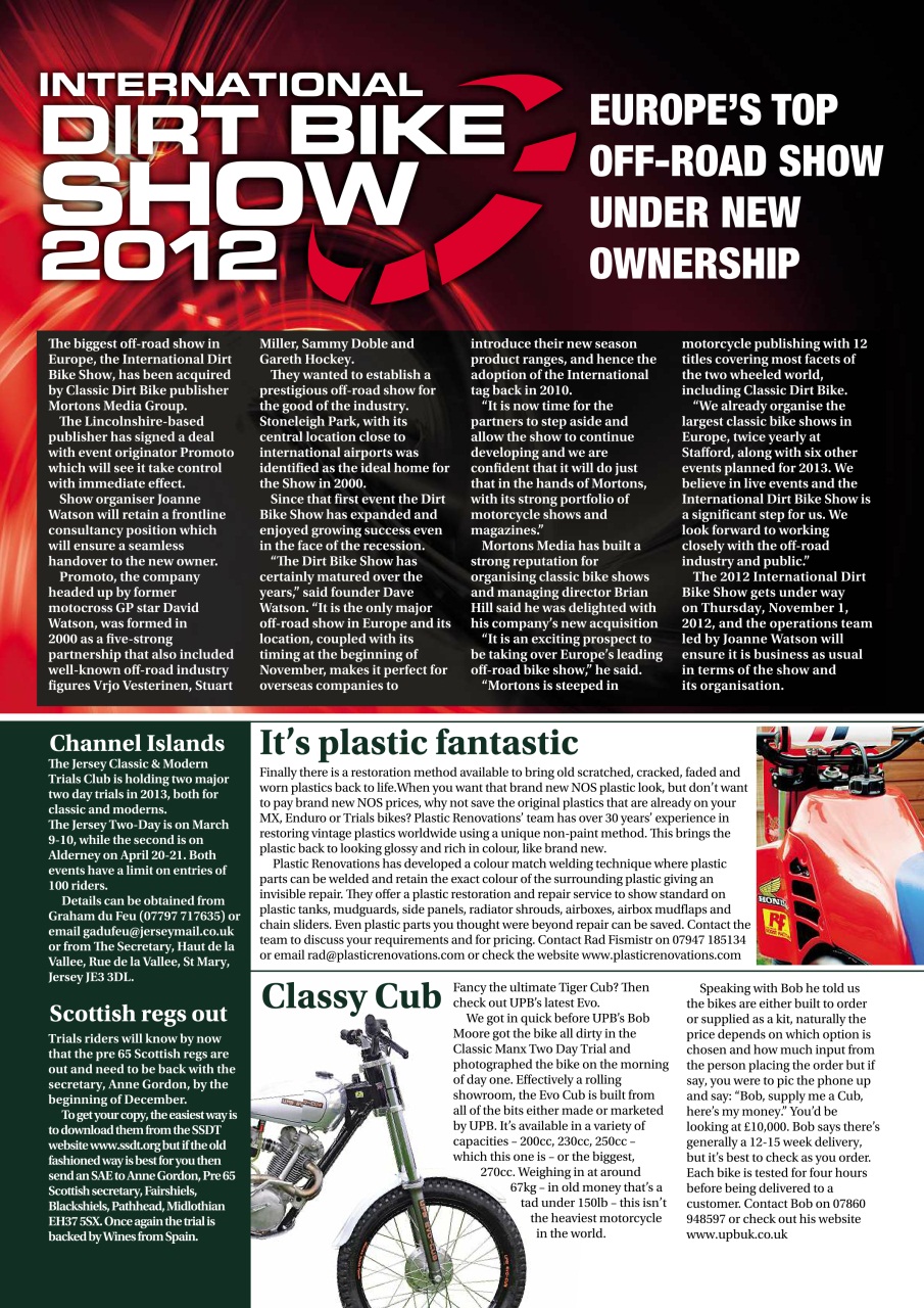 Classic Dirt Bike Preview Pages