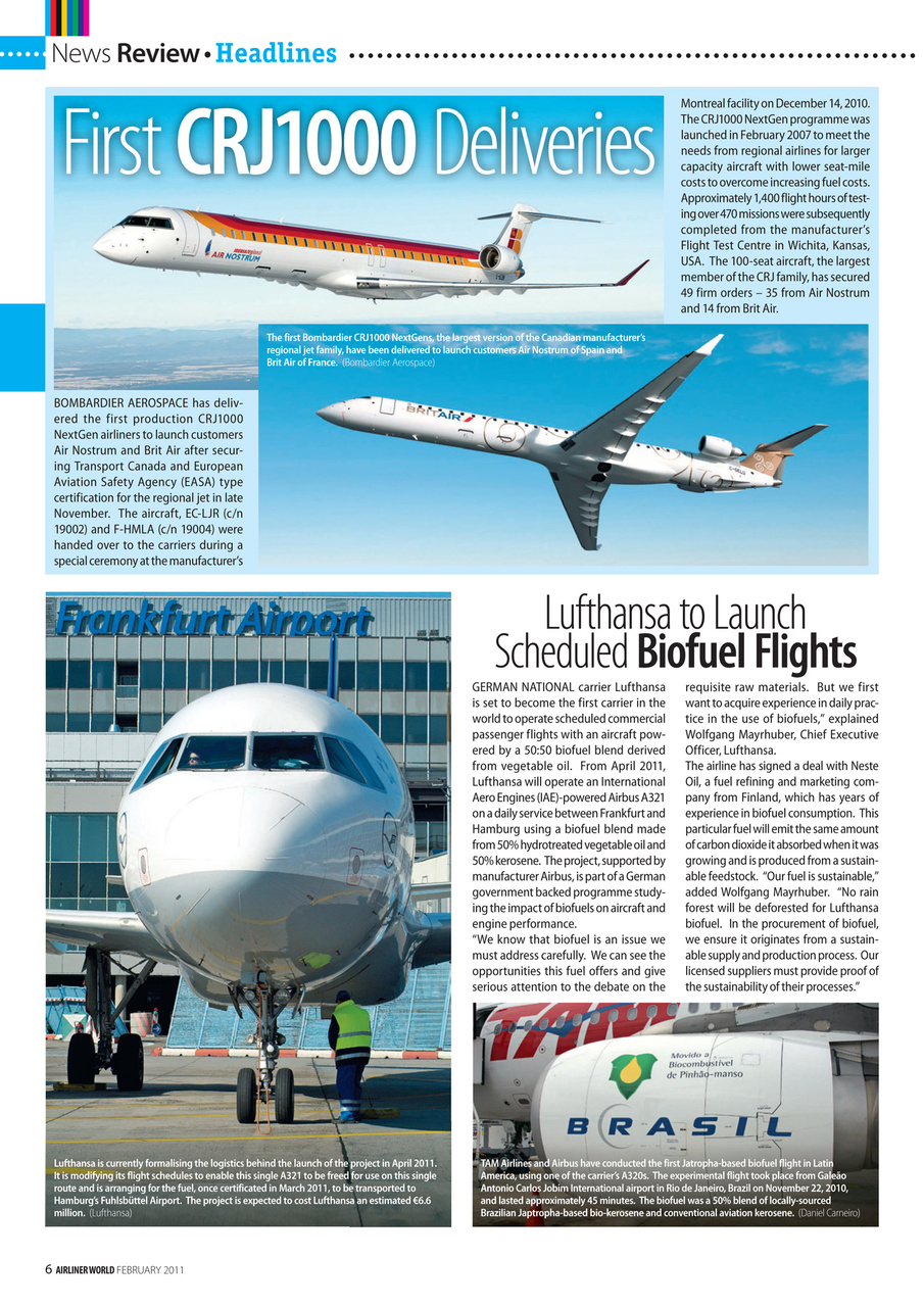 Airliner World Preview Pages