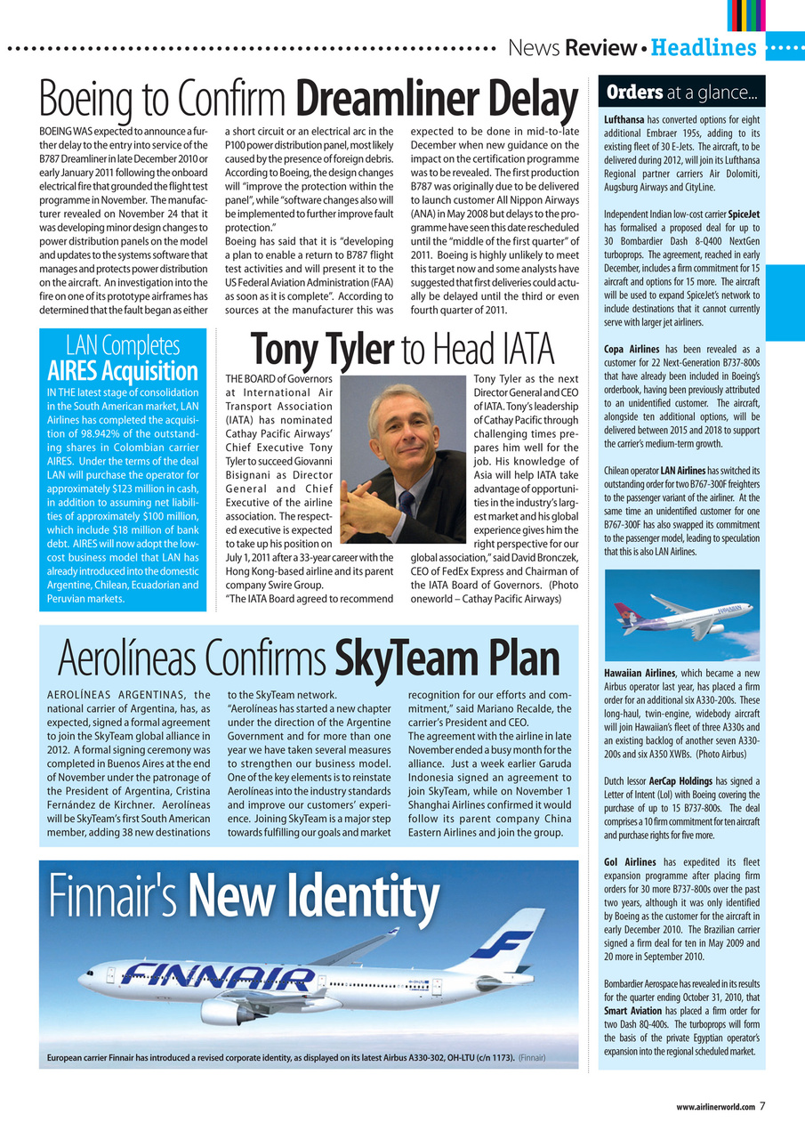 Airliner World Preview Pages
