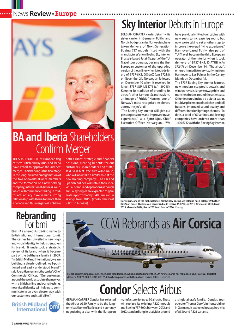 Airliner World Preview Pages