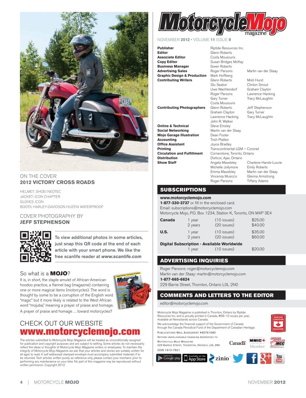 Motorcycle Mojo Preview Pages