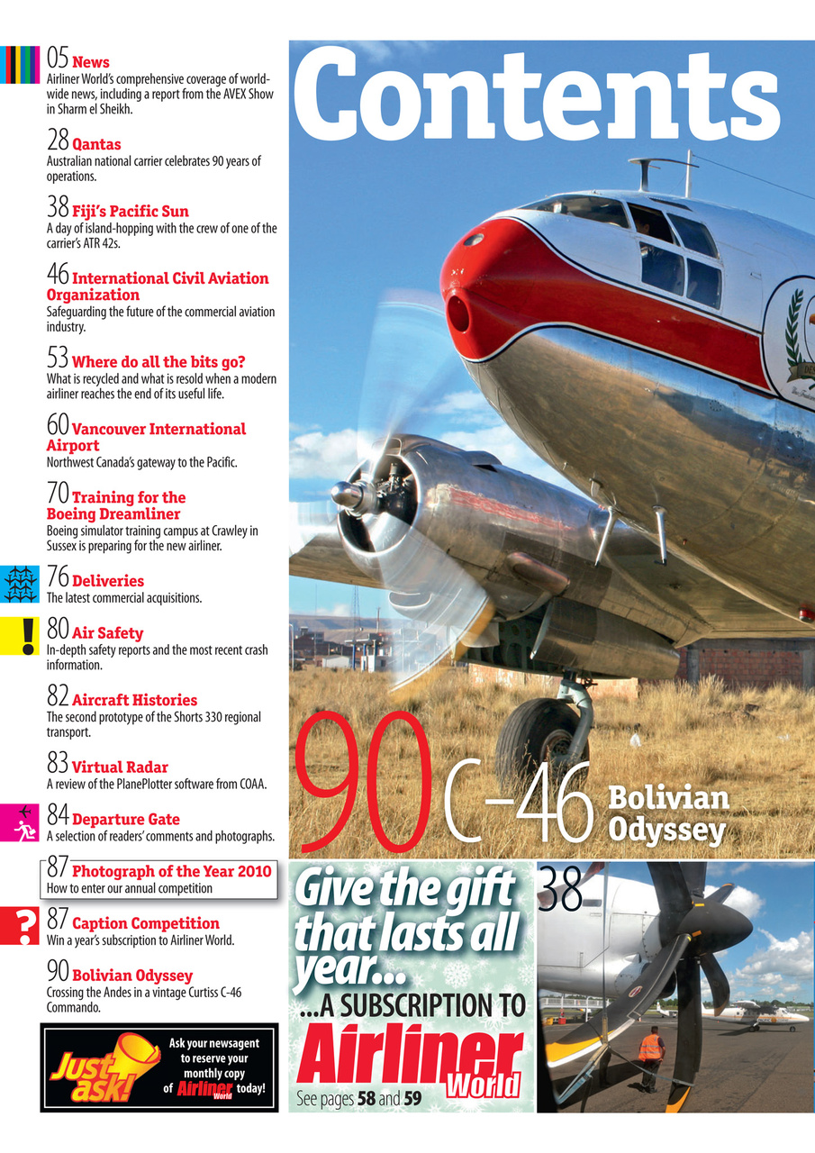 Airliner World Preview Pages
