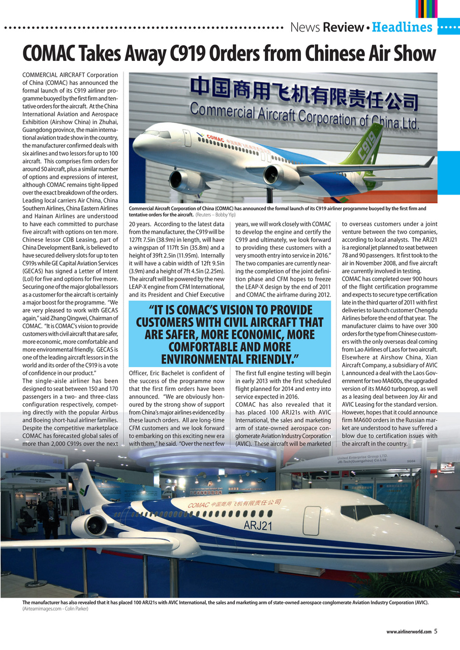 Airliner World Preview Pages