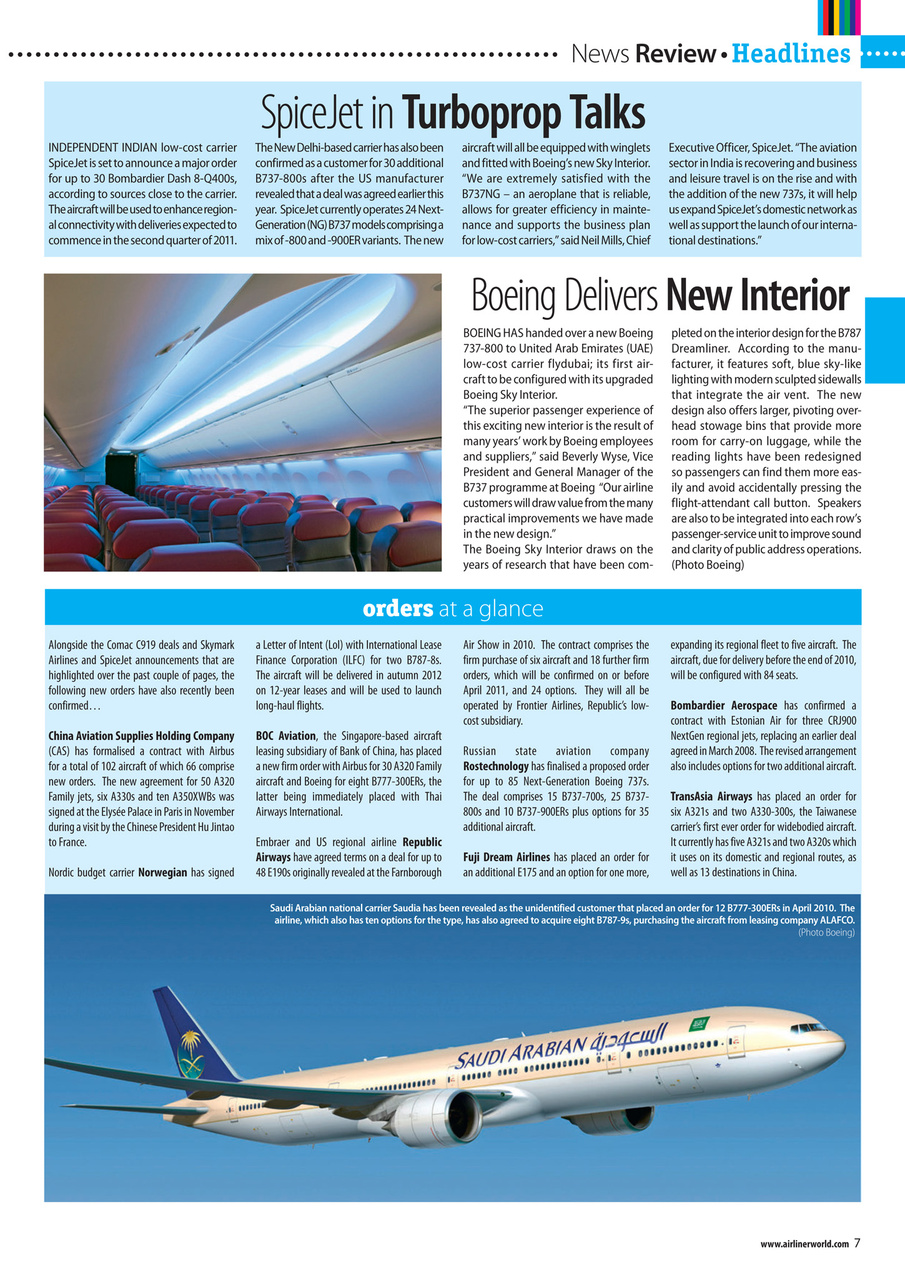Airliner World Preview Pages