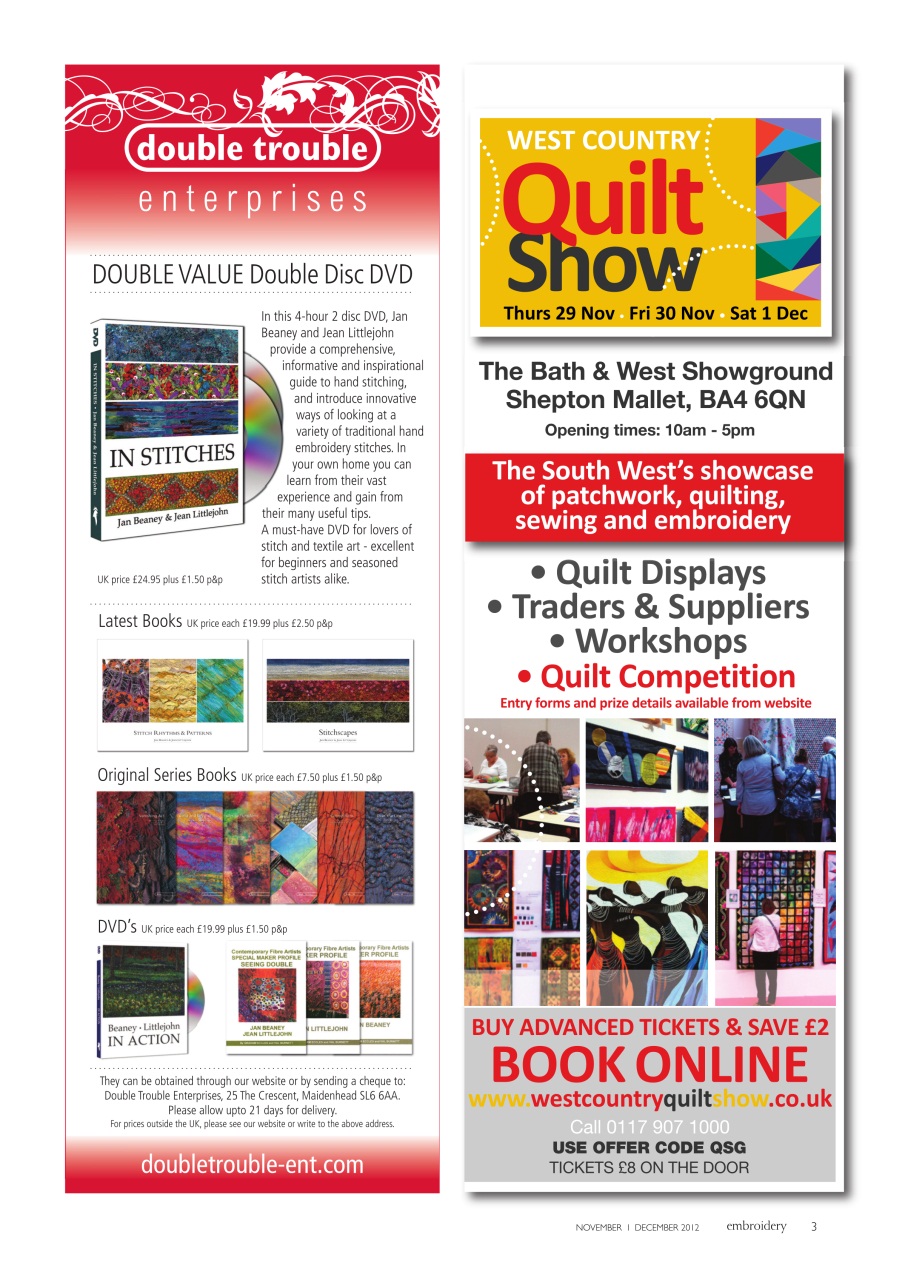 Embroidery Magazine Preview Pages