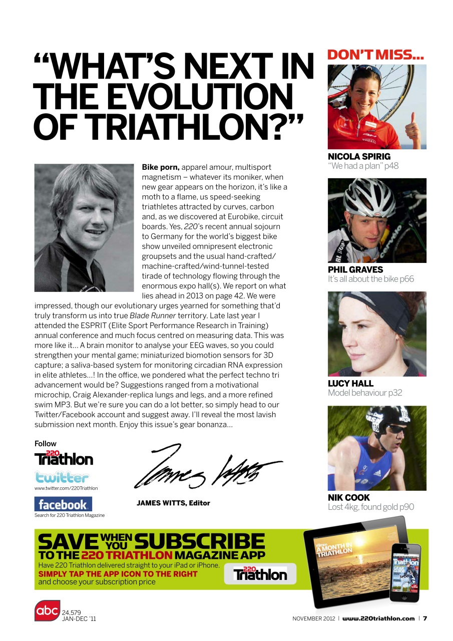 220 Triathlon Magazine Preview Pages
