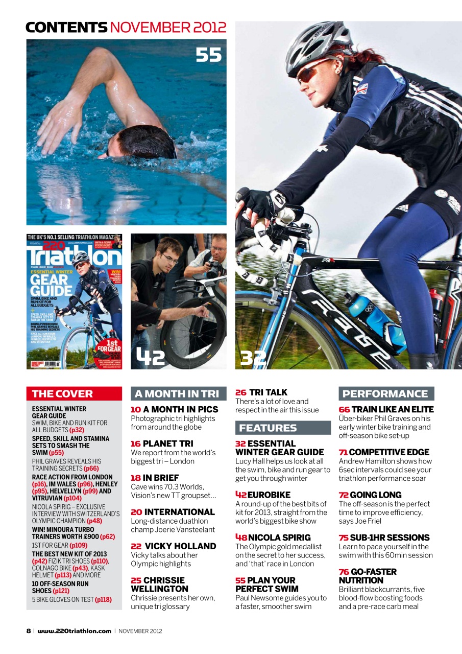220 Triathlon Magazine Preview Pages