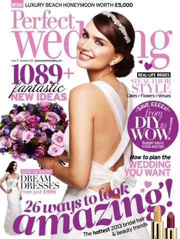 Perfect Wedding issue December 2012