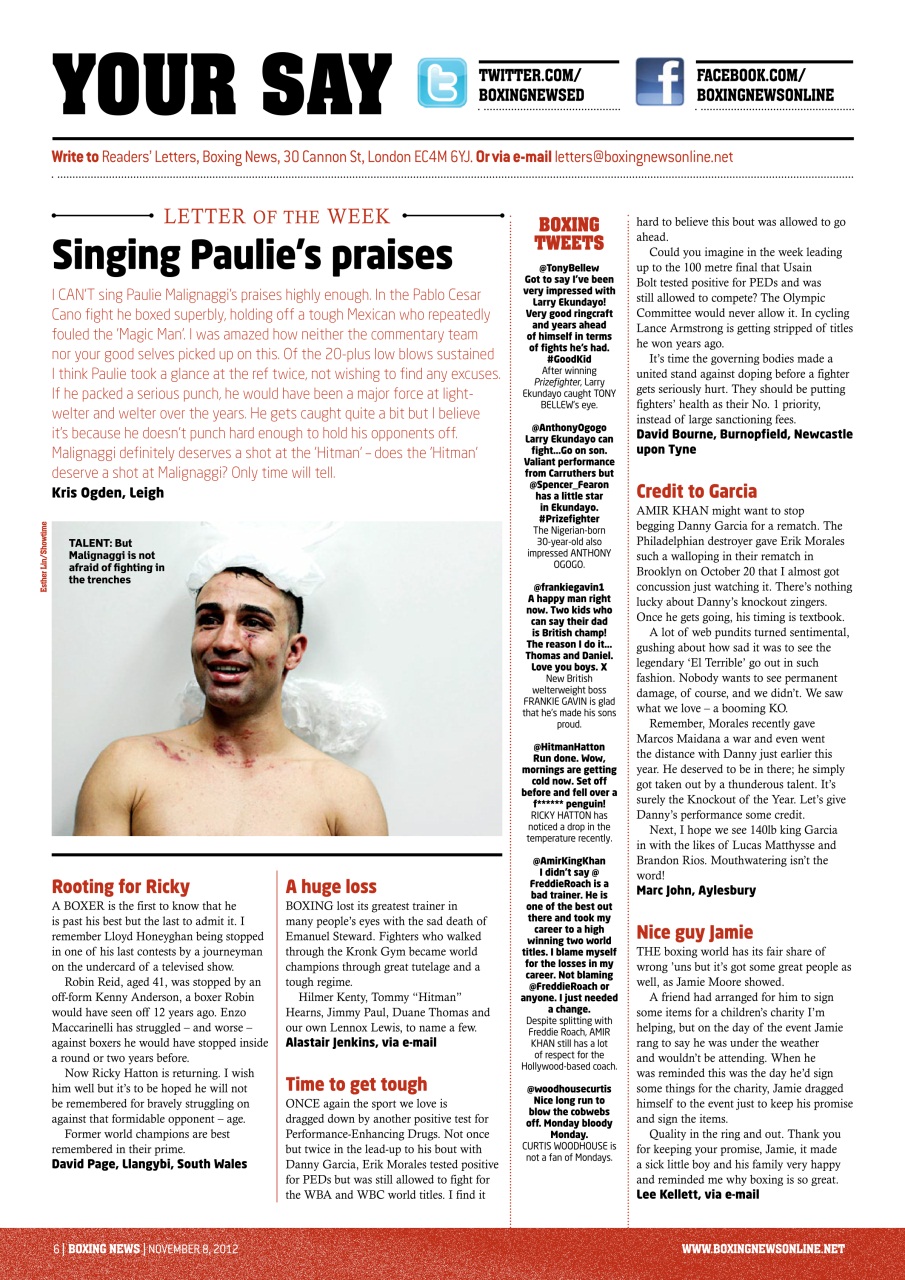 Boxing News Preview Pages