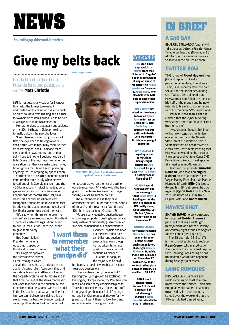 Boxing News Preview Pages