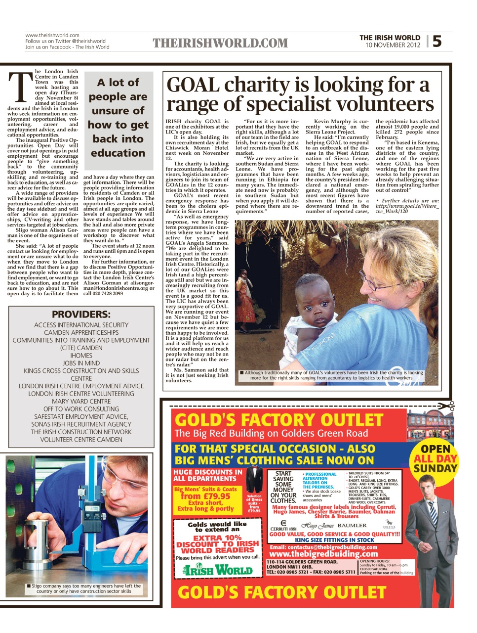 Irish World Preview Pages