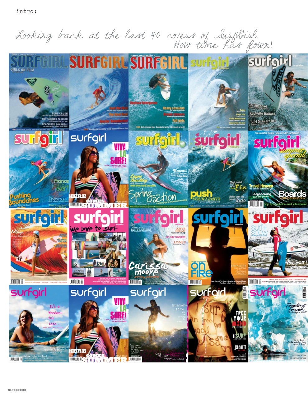 SurfGirl Magazine Preview Pages