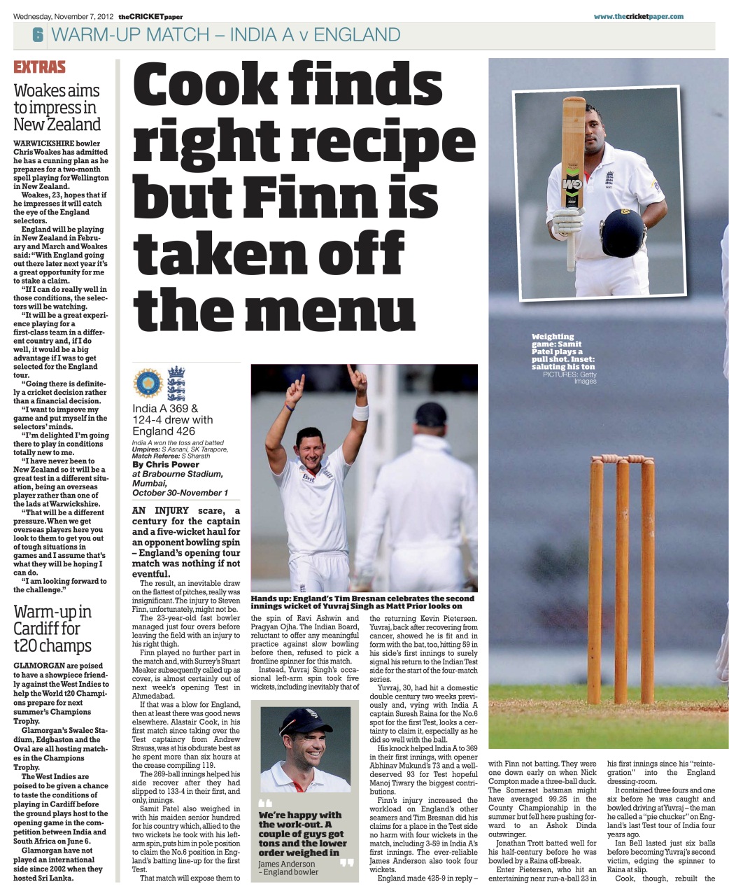 The Cricket Paper Preview Pages