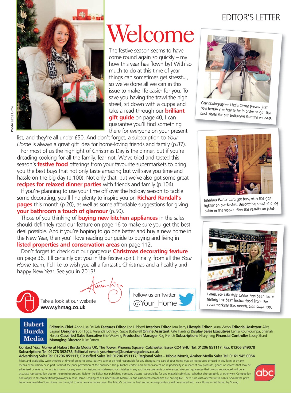 Your Home Magazine Preview Pages