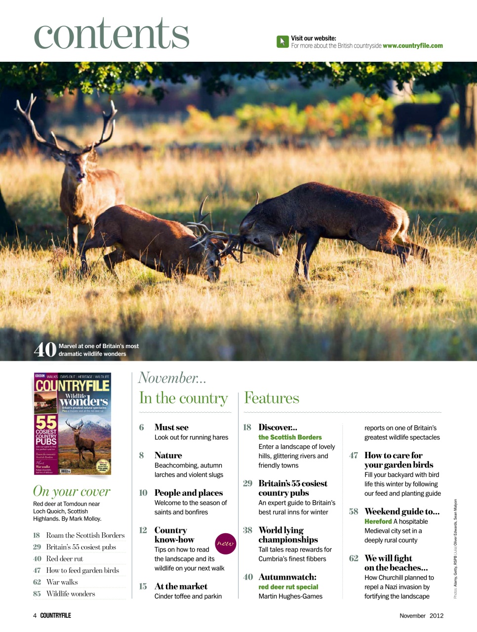 BBC Countryfile Magazine Preview Pages