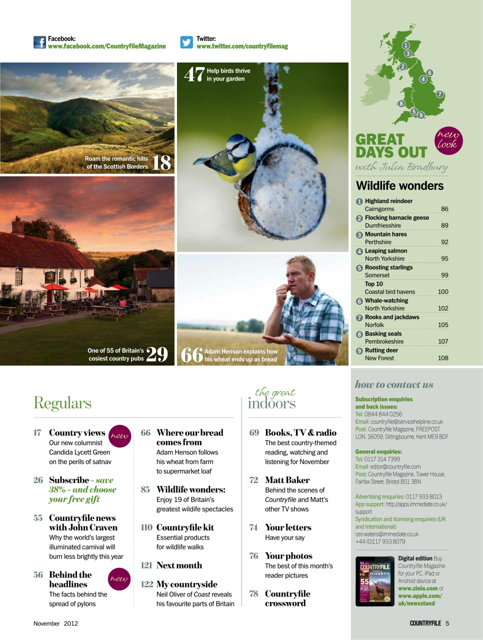 BBC Countryfile Magazine Preview Pages