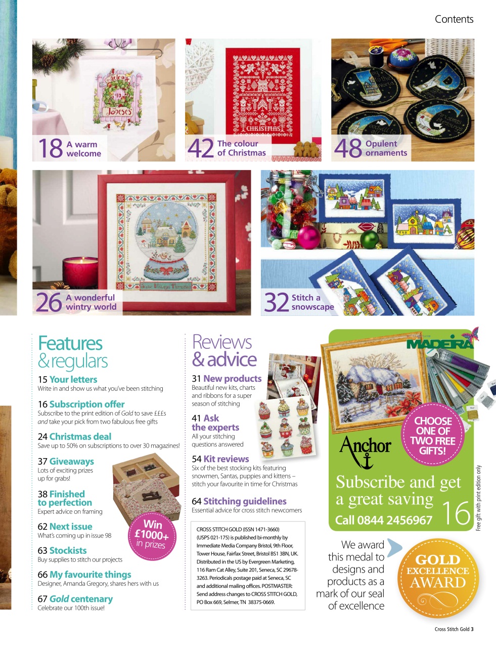 Cross Stitch Gold Preview Pages