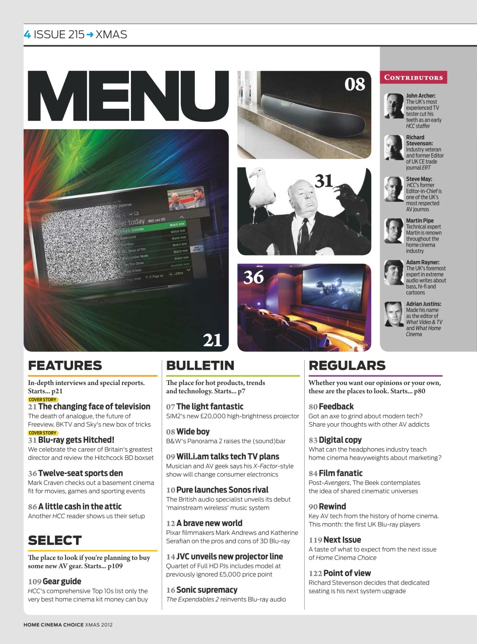 Home Cinema Choice Preview Pages