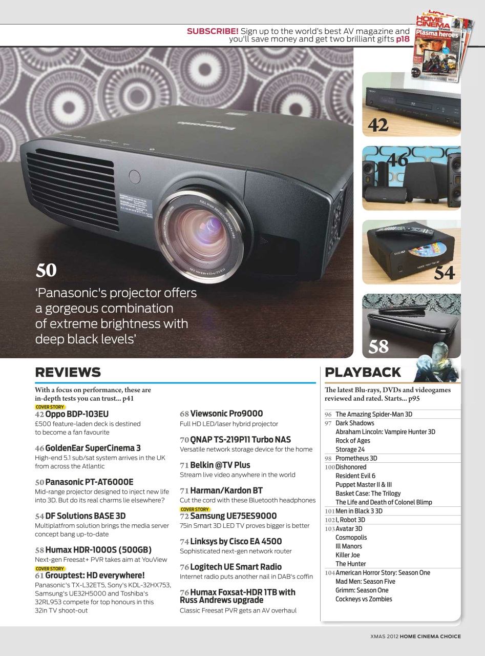 Home Cinema Choice Preview Pages