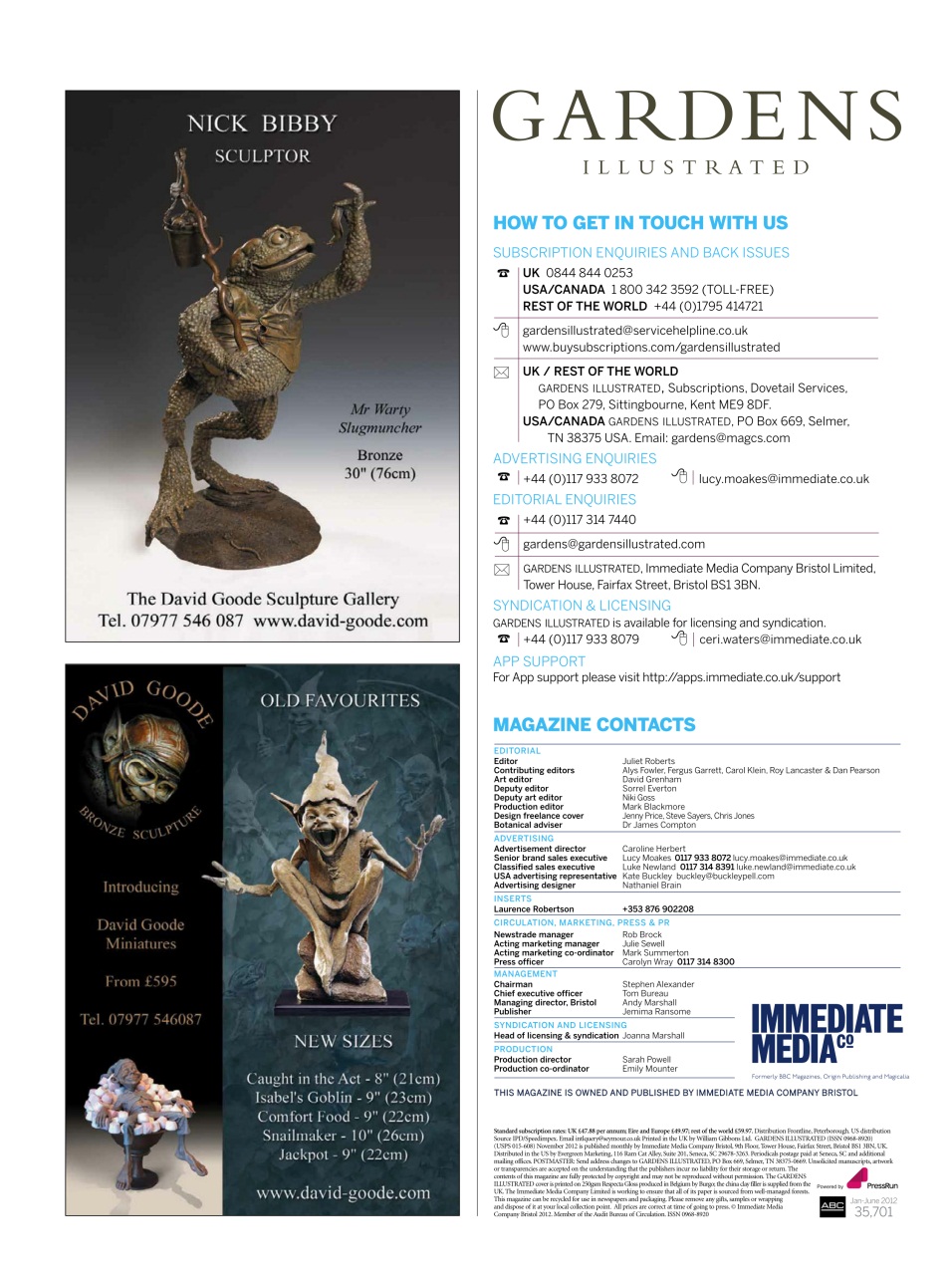 Gardens Illustrated Preview Pages