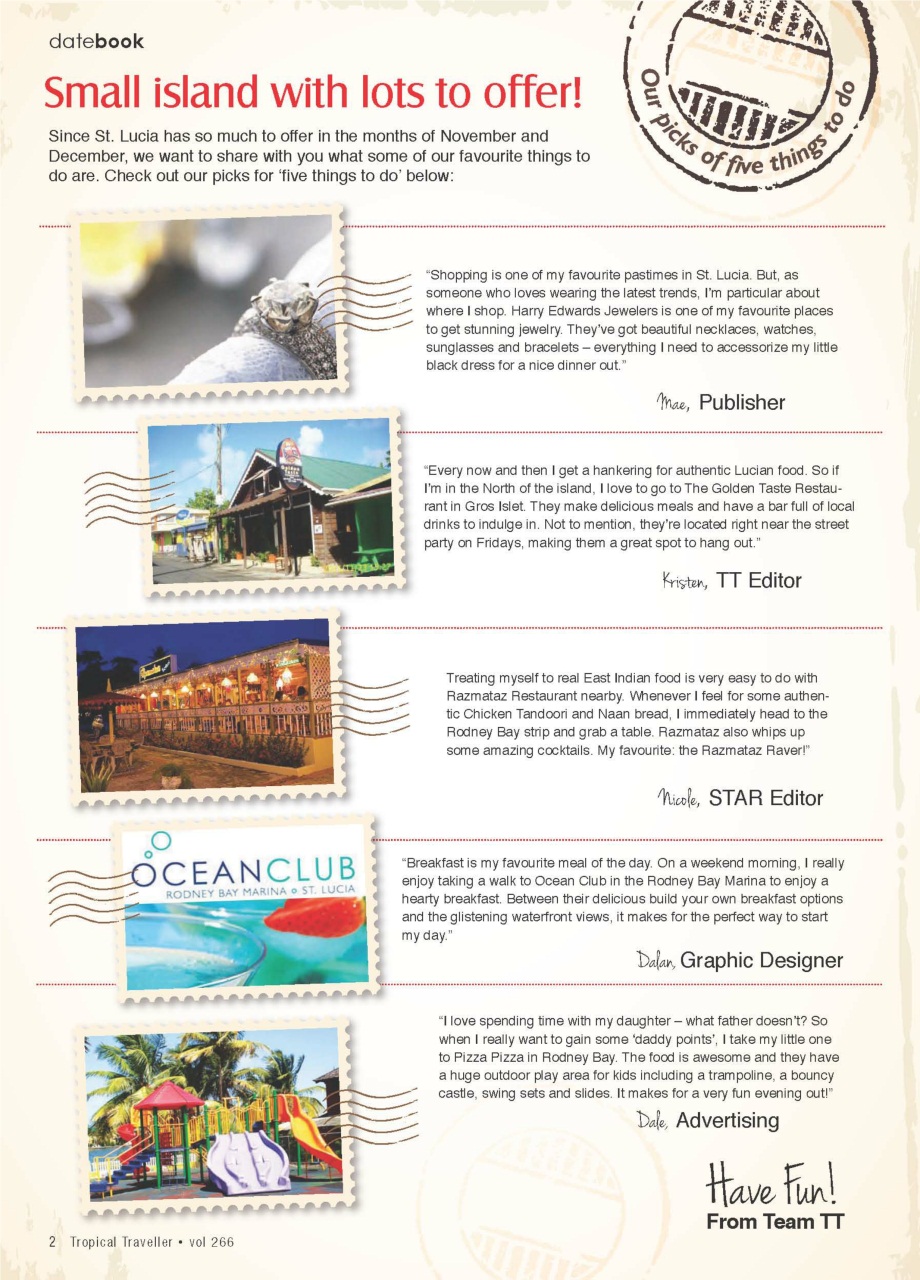 Tropical Traveller Preview Pages